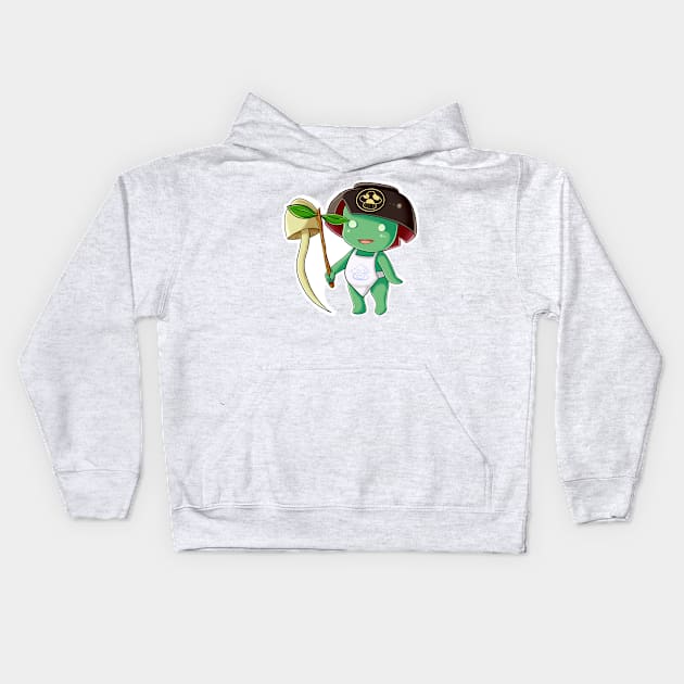 Happy Kodama Kids Hoodie by 8BitVal